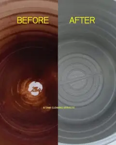 Sump cleaning Bengaluru - before and after professional cleaning